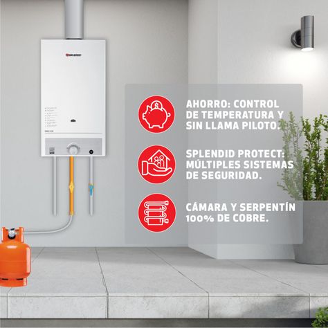 Pack Calefont 13L Tiro Natural Gas Natural + Gabinete-8