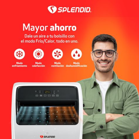 Aire acondicionado portátil 12000 BTU Wi Fi Splendid-6