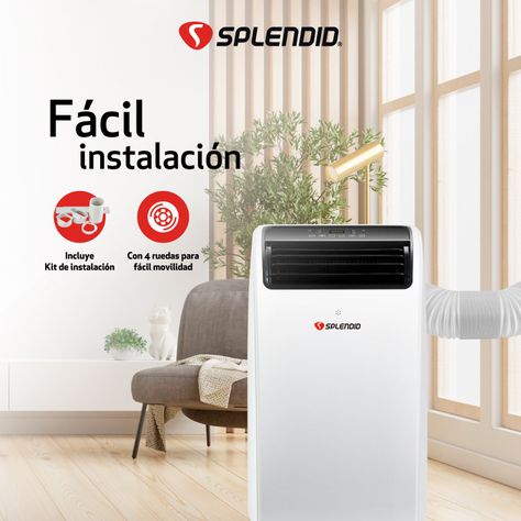 Aire acondicionado portátil 12000 BTU Wi Fi Splendid-8