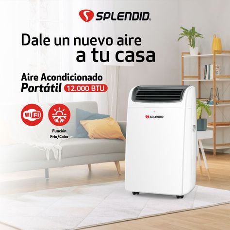 Aire acondicionado portátil 12000 BTU Wi Fi Splendid-9