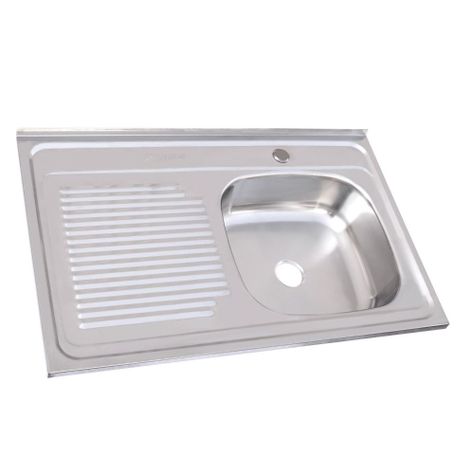 Lavaplatos Sobreponer 800x500 Izquierdo Monomando Splendid-0