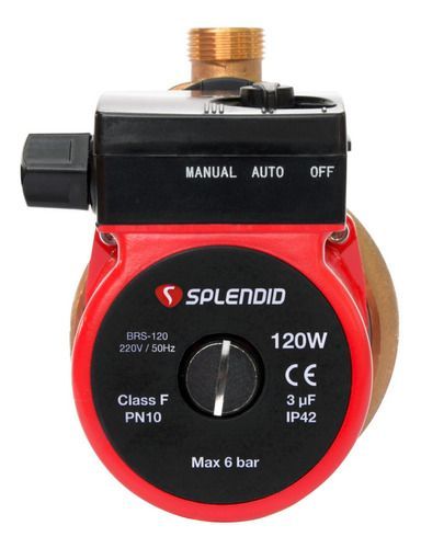 Bomba De Agua O Presurizadora Splendid Brs-120 26l/m 3/4-3