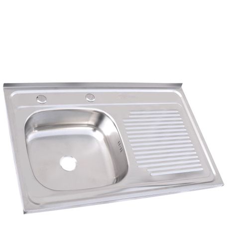 Lavaplatos 800X500 Con Rebalse Sobreponer Comb. Derecho-0