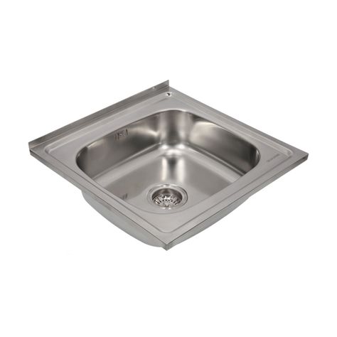 Lavaplatos Sobreponer 500 x 500 1 Cubeta Splendid Acero Inox-2