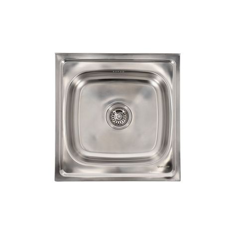 Lavaplatos Sobreponer 500 x 500 1 Cubeta Splendid Acero Inox-3