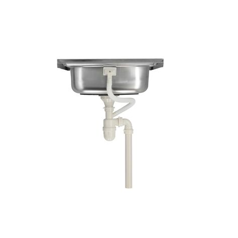 Lavaplatos Sobreponer 500 x 500 1 Cubeta Splendid Acero Inox-6