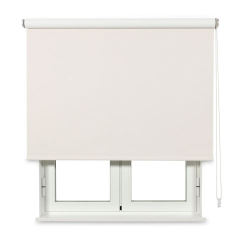 Cortina Roller Premium Blackout SP 105X250 Blanca Viewtex-0