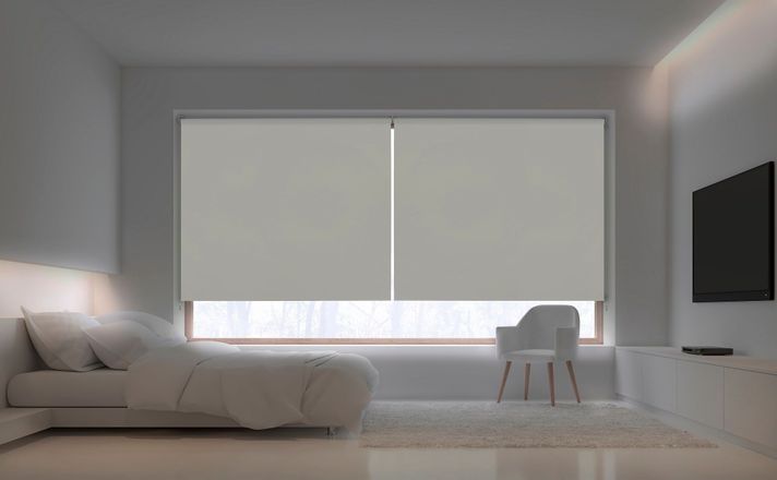 Cortina Roller Premium Blackout SP 180x250 Blanco Viewtex-1