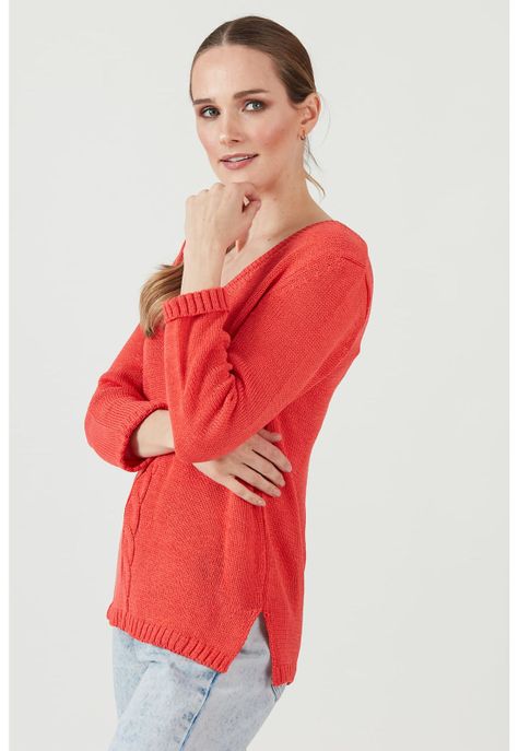 Sweater coral-2