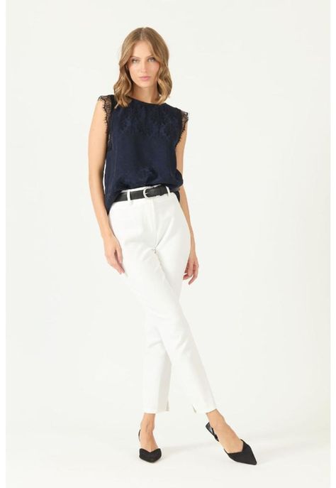 Top azul marino PRIVILEGE 2345-1