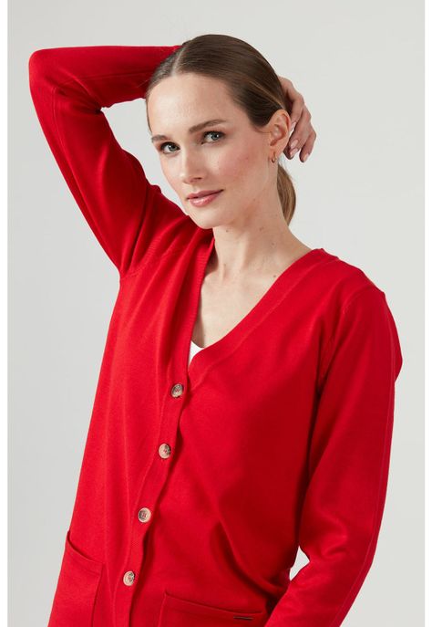 Cardigan rojo-3