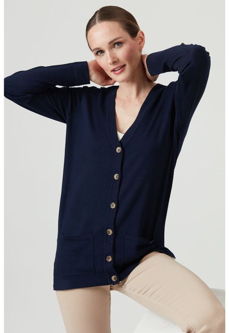 Cardigan azul marino-2