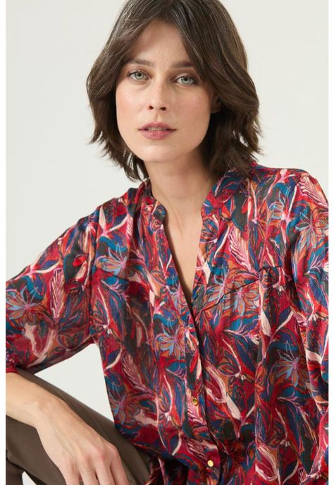 Blusa multicolor estampada PRIVILEGE 2635-0