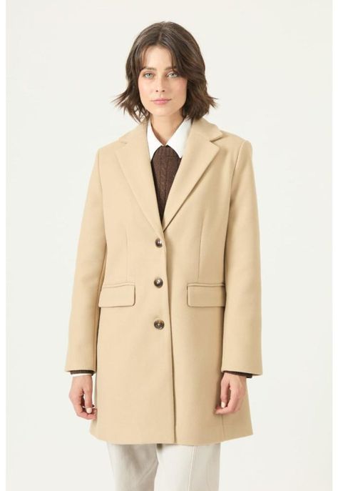 Abrigo beige PRIVILEGE 2724-3