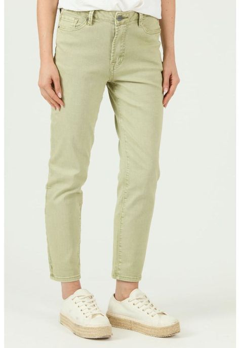 Jeans verde PRIVILEGE-1
