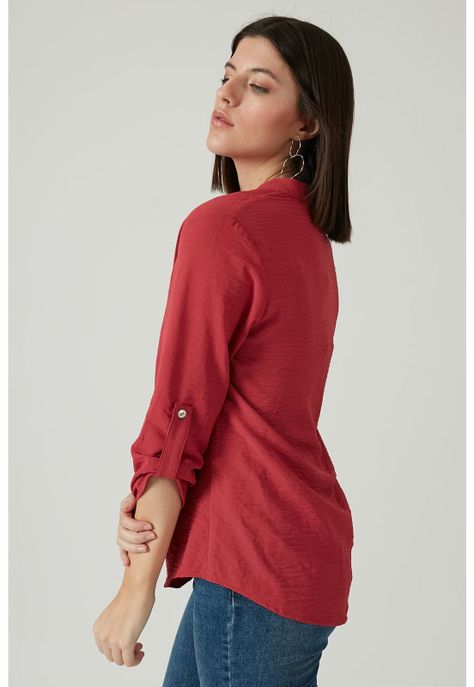 Blusa rojo oscuro-1