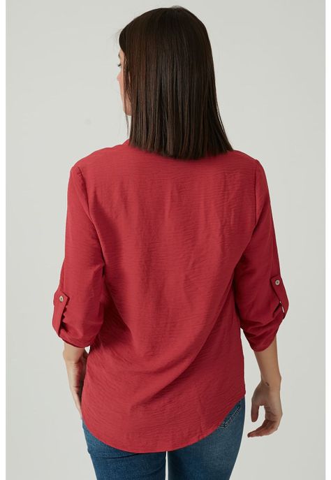 Blusa rojo oscuro-3