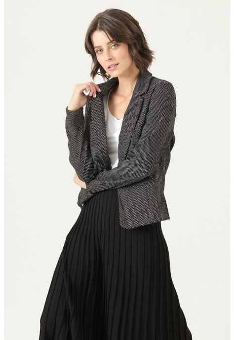 Blazer negro PRIVILEGE 2698-0