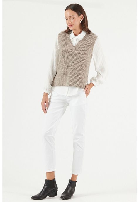 Sweater con lana vison-0
