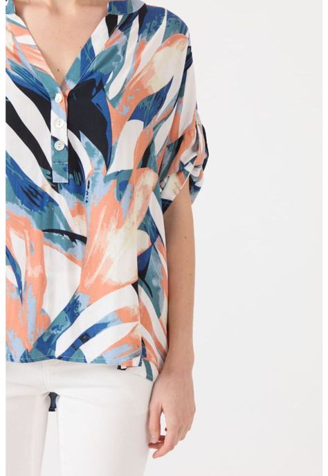 Blusa denim estampada PRIVILEGE 1595-2