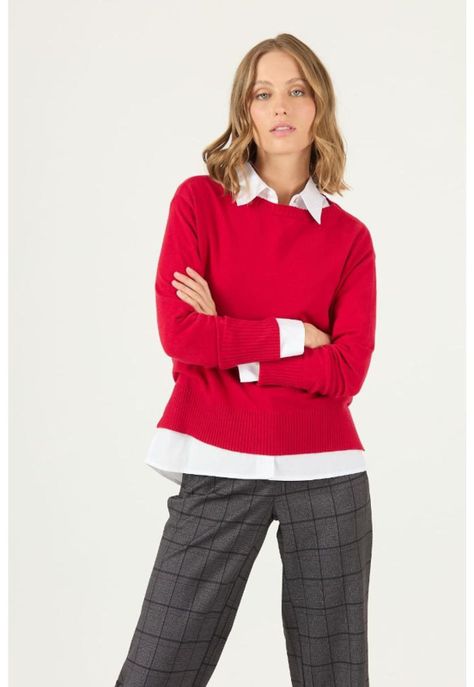 Sweater rojo PRIVILEGE 2436-0