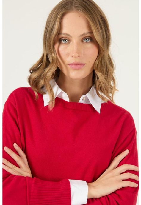 Sweater rojo PRIVILEGE 2436-1