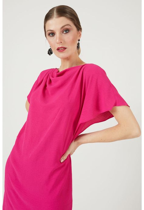 Vestido magenta-0