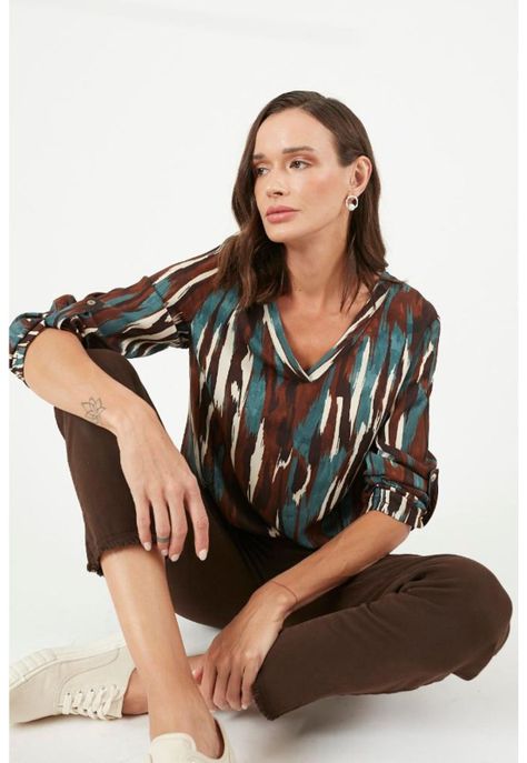 Blusa cafe PRIVILEGE 891-0