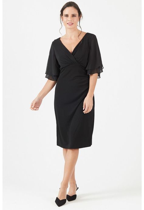 Vestido negro PRIVILEGE 716-0