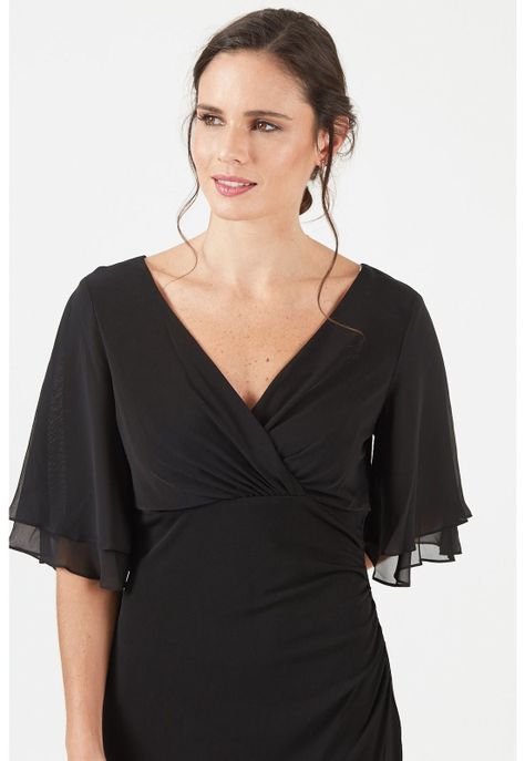 Vestido negro PRIVILEGE 716-3