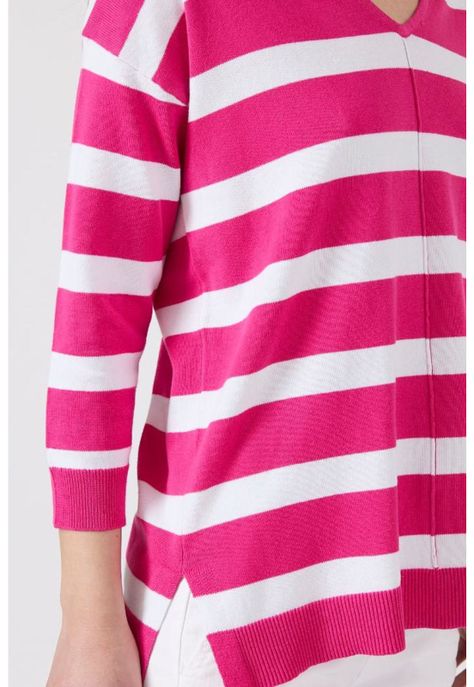 Sweater fucsia manga 3/4 PRIVILEGE-4