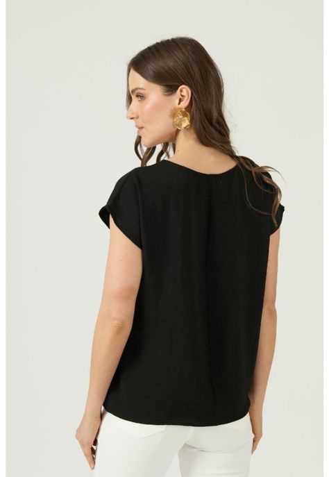 Blusa negra PRIVILEGE 1523-3