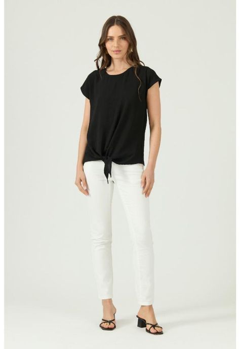 Blusa negra PRIVILEGE 1523-4