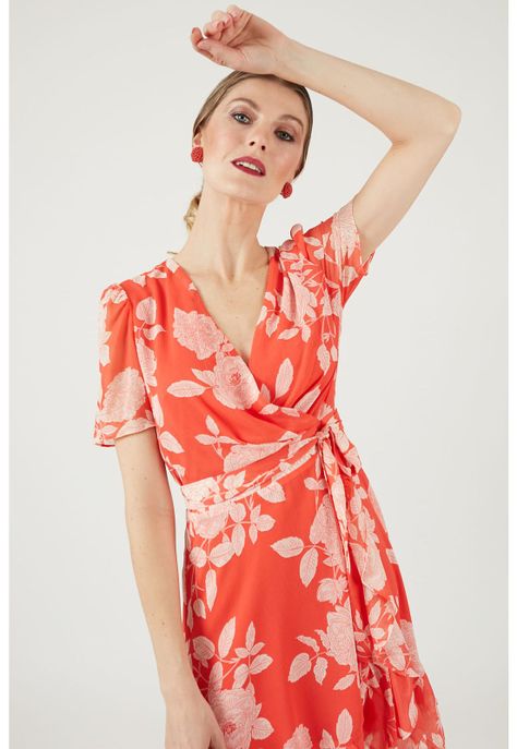 Vestido coral estampado-4