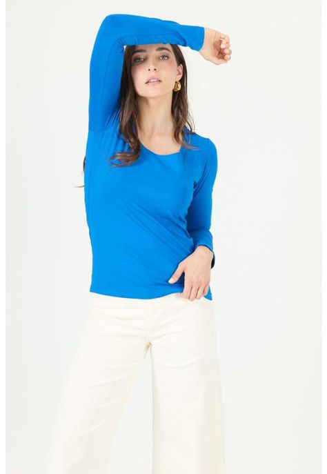 Polera azulina PRIVILEGE 2305-0