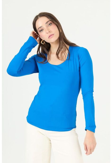 Polera azulina PRIVILEGE 2305-1