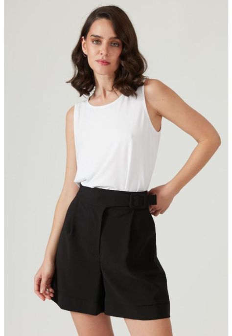 Shorts mom negro-0