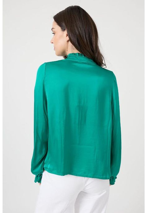 Blusa verde esmeralda PRIVILEGE 1447-0