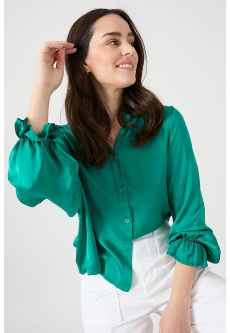 Blusa verde esmeralda PRIVILEGE 1447-1
