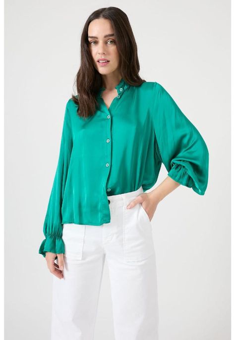 Blusa verde esmeralda PRIVILEGE 1447-2