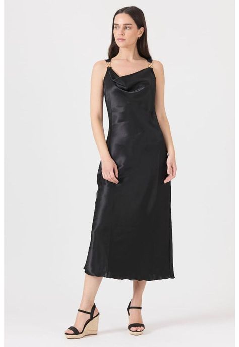 Vestido negro PRIVILEGE 1147-0