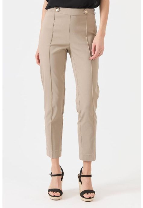 Pantalon slim fit vison PRIVILEGE 1084-1