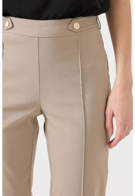 Pantalon slim fit vison PRIVILEGE 1084-2