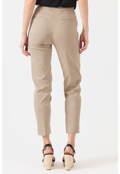 Pantalon slim fit vison PRIVILEGE 1084-3
