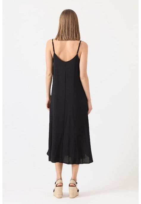 Vestido negro PRIVILEGE 1145-3