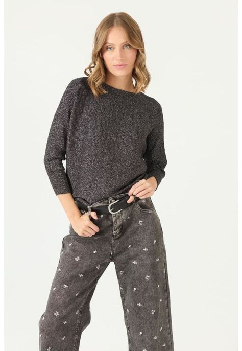 Sweater gris oscuro PRIVILEGE 2109-0