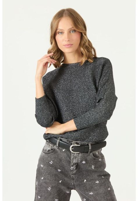 Sweater gris oscuro PRIVILEGE 2109-1