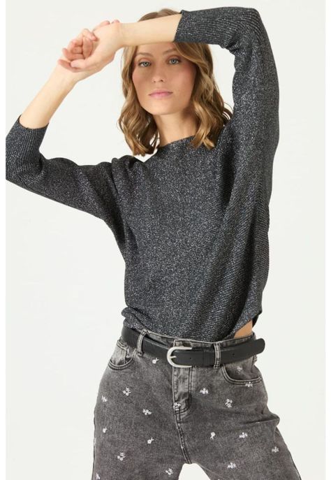 Sweater gris oscuro PRIVILEGE 2109-2