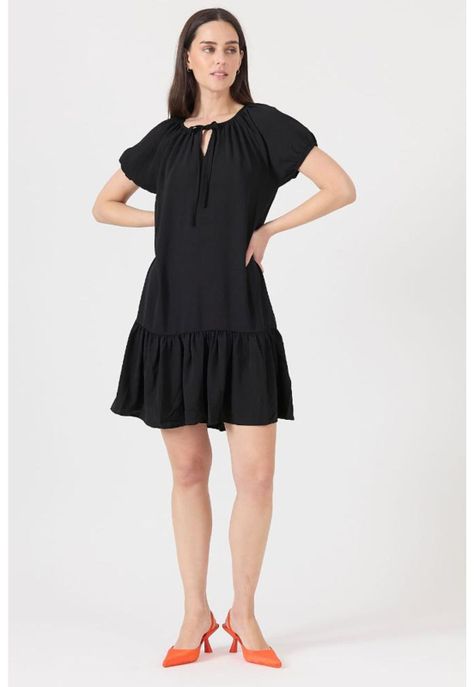 Vestido negro PRIVILEGE 1133-0