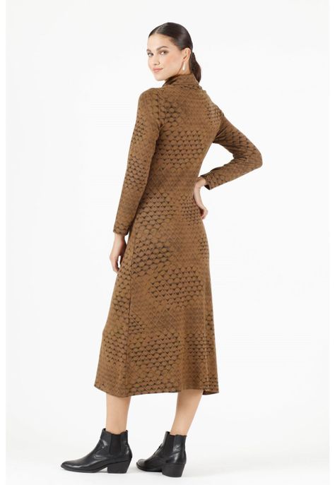 Vestido cafe PRIVILEGE 398-2